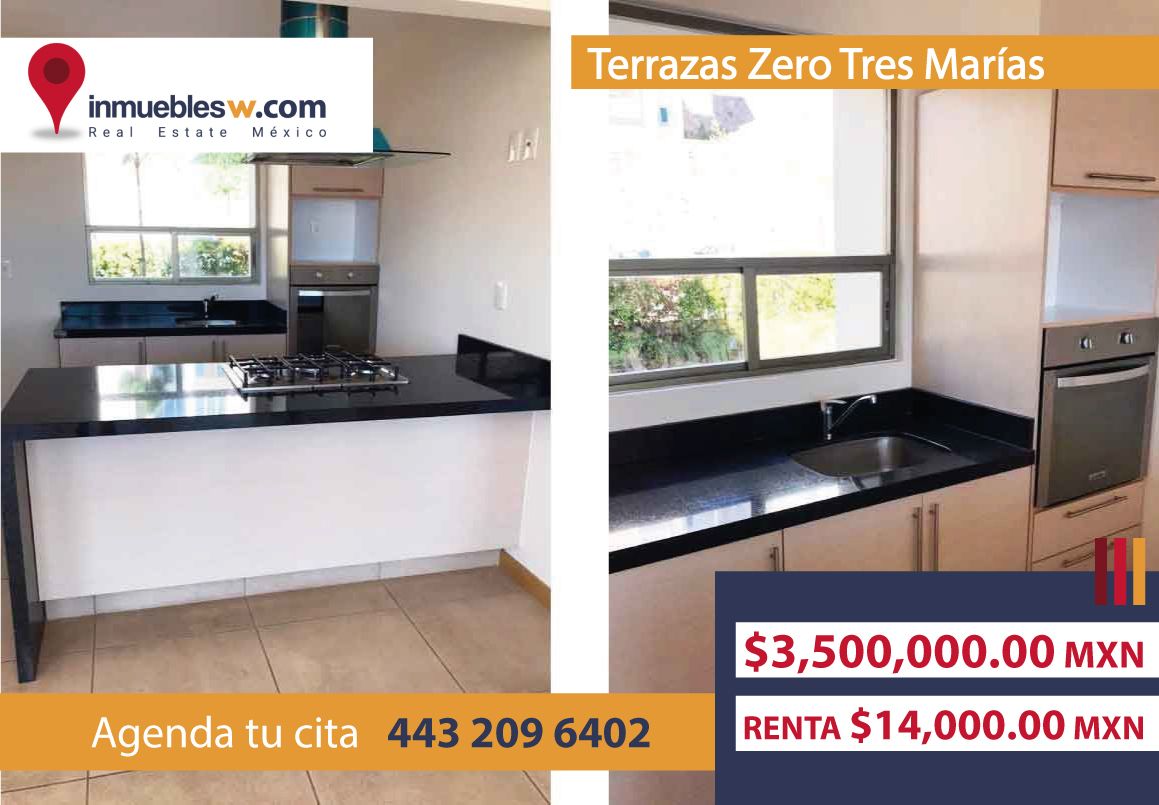 DEPARTAMENTO EN VENTA/RENTA EN TERRAZAS ZERO TRES MARIAS, MORELIA