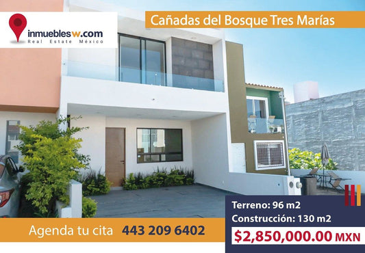 CASA EN VENTA EN CAÑADAS DEL BOSQUE TRES MARIAS, MORELIA