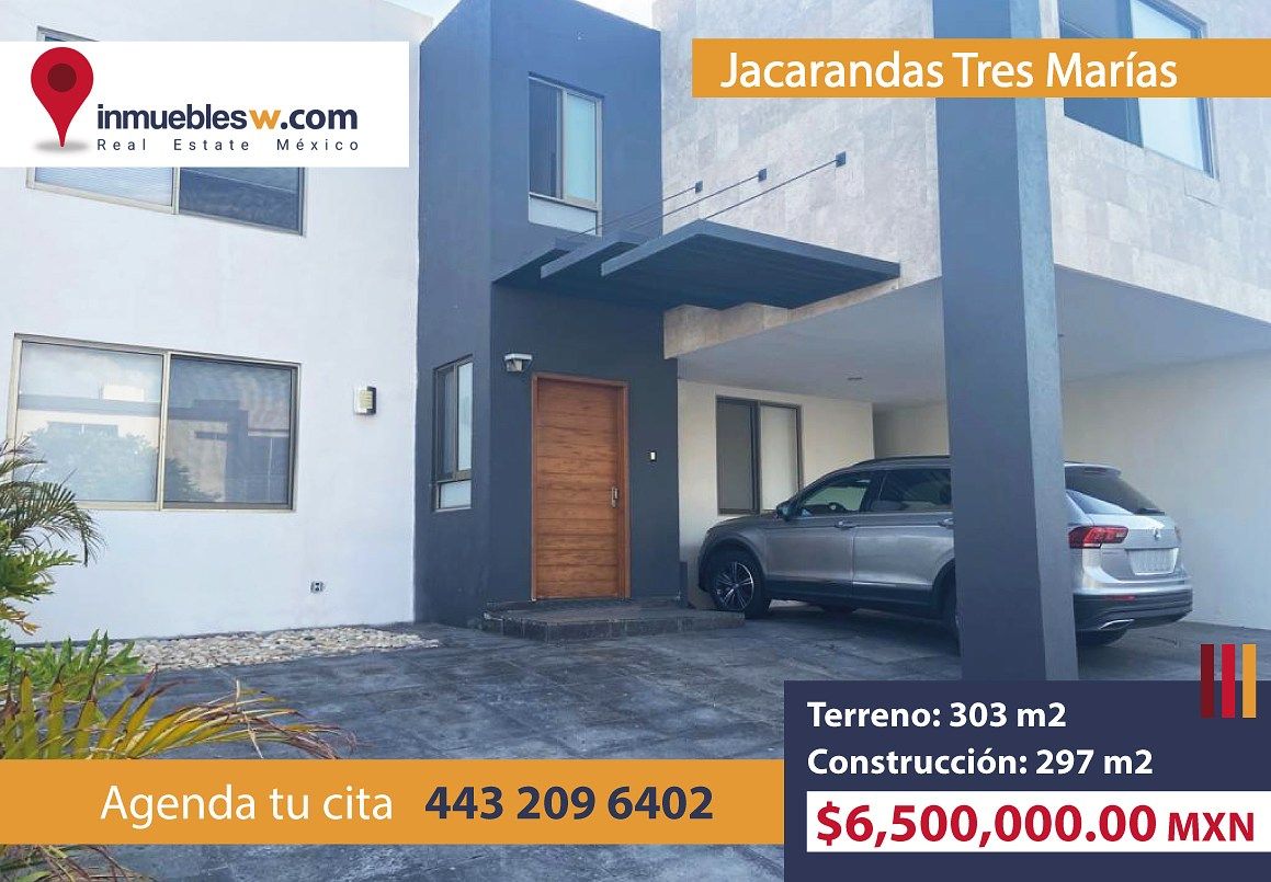 CASA EN VENTA EN JACARANDAS TRES MARIAS, MORELIA