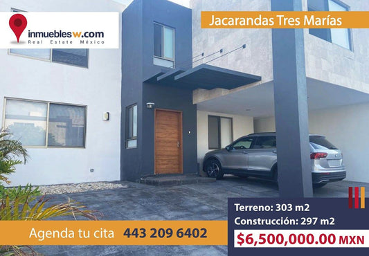 CASA EN VENTA EN JACARANDAS TRES MARIAS, MORELIA