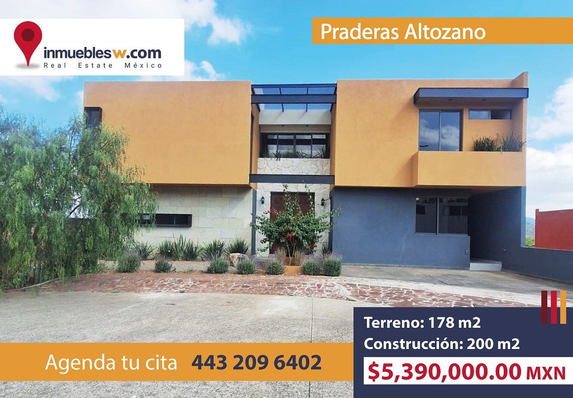 CASA EN VENTA EN PRADERAS ALTOZANO, MORELIA