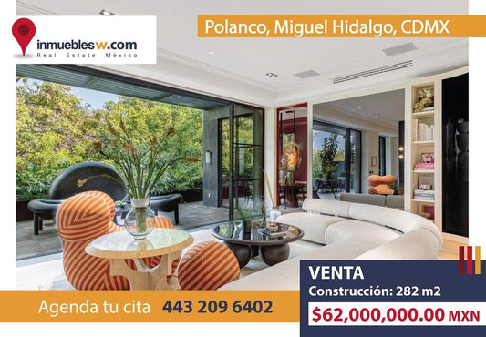 DEPARTAMENTO EN VENTA EN POLANCO, MIGUEL HIDALGO, CDMX