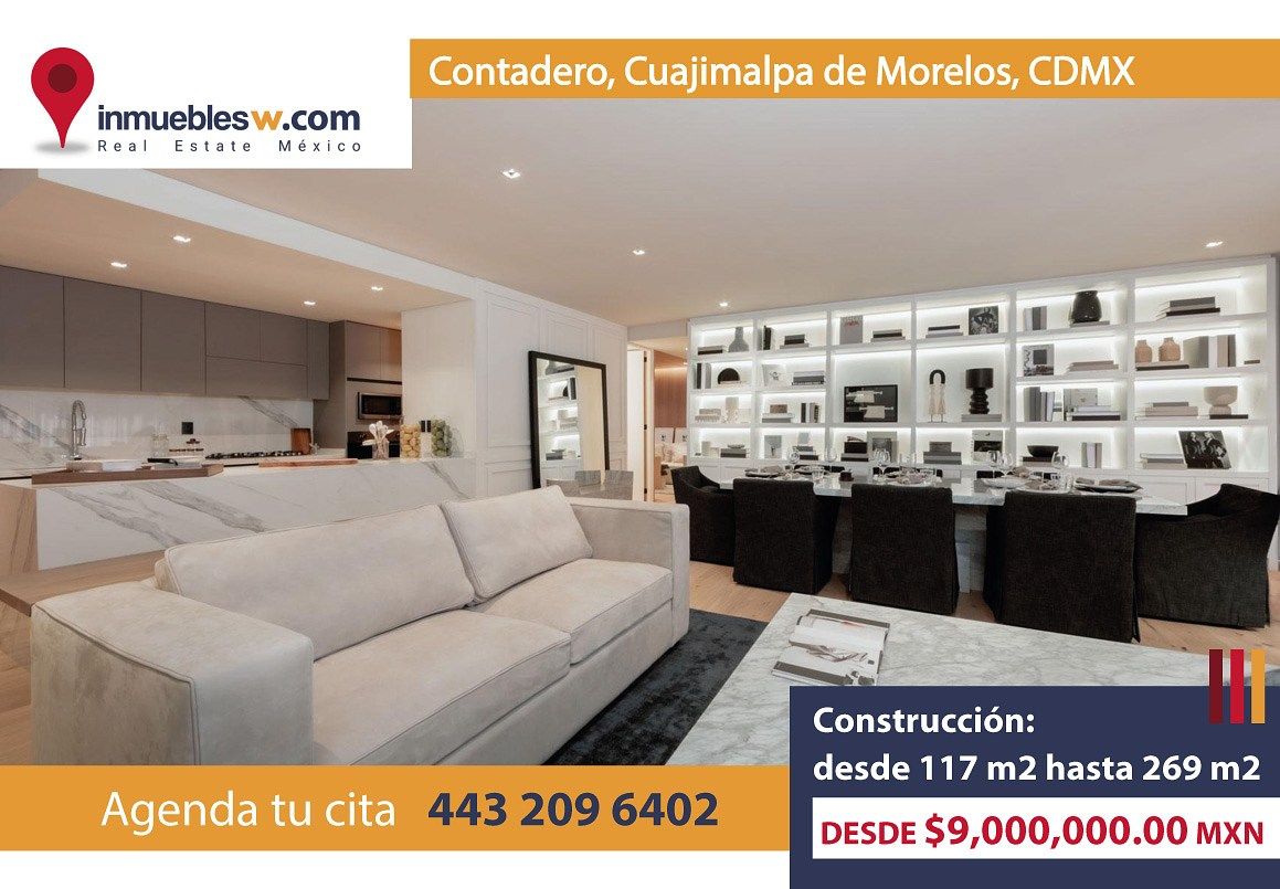 DEPARTAMENTO EN VENTA CONTADERO, CUAJIMALPA DE MORELOS, CDMX