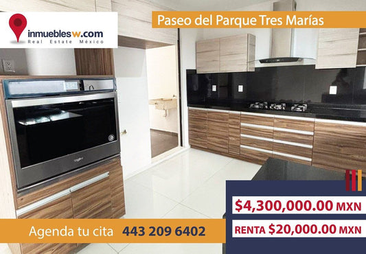 CASA EN VENTA/RENTA PASEO DEL PARQUE TRES MARIAS, MORELIA
