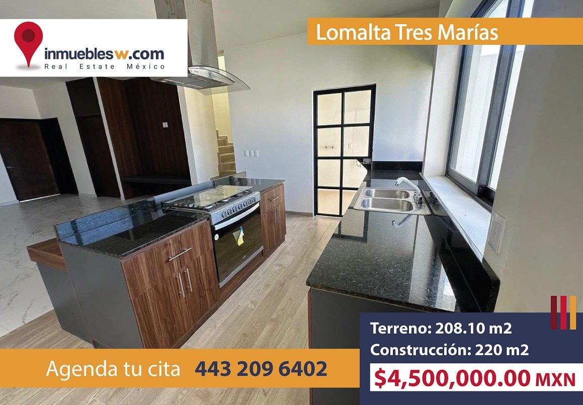 CASA EN VENTA EN LOMALTA TRES MARIAS, MORELIA