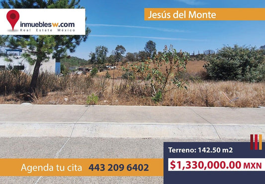 TERRENO EN VENTA EN JESUS DEL MONTE, MORELIA