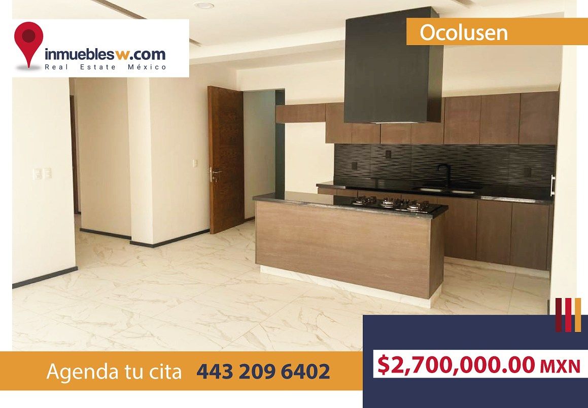 DEPARTAMENTO EN VENTA EN OCOLUSEN, MORELIA